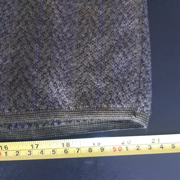 Ermenegildo Zegna SZ M Men's Crewneck Striped 70% Wool & 30% Cotton LS Sweater - Picture 12 of 12